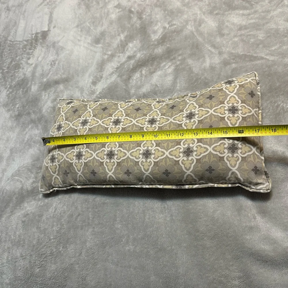 Modern beige rectangle pillow